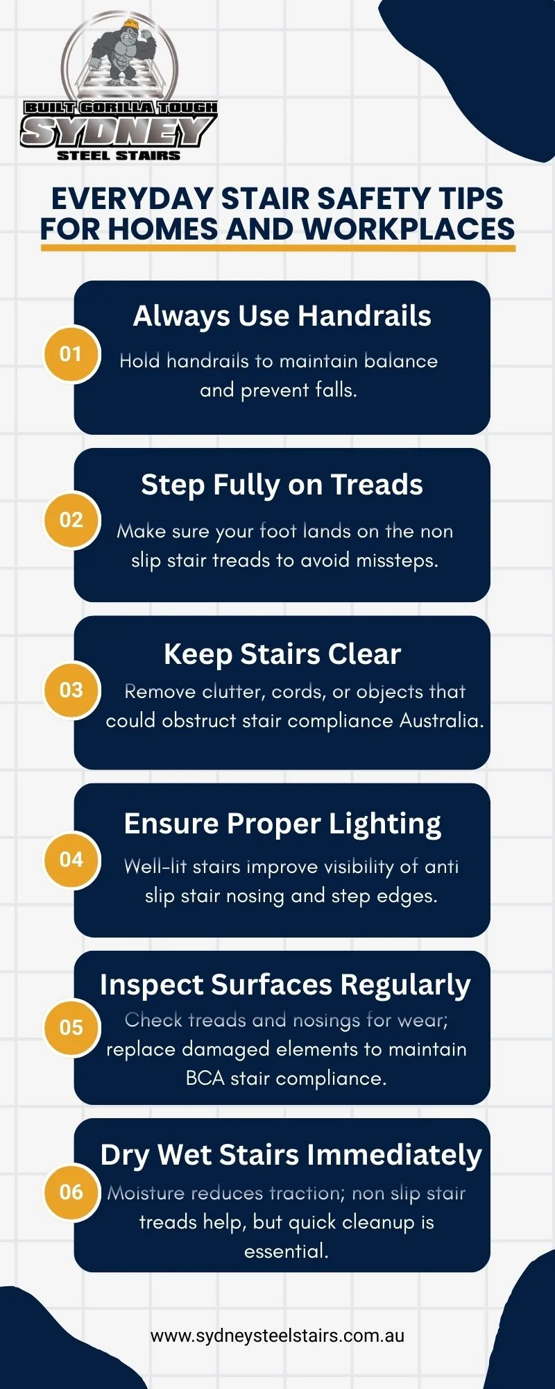 Everyday Stair Safety Tips for Homes and Workplaces