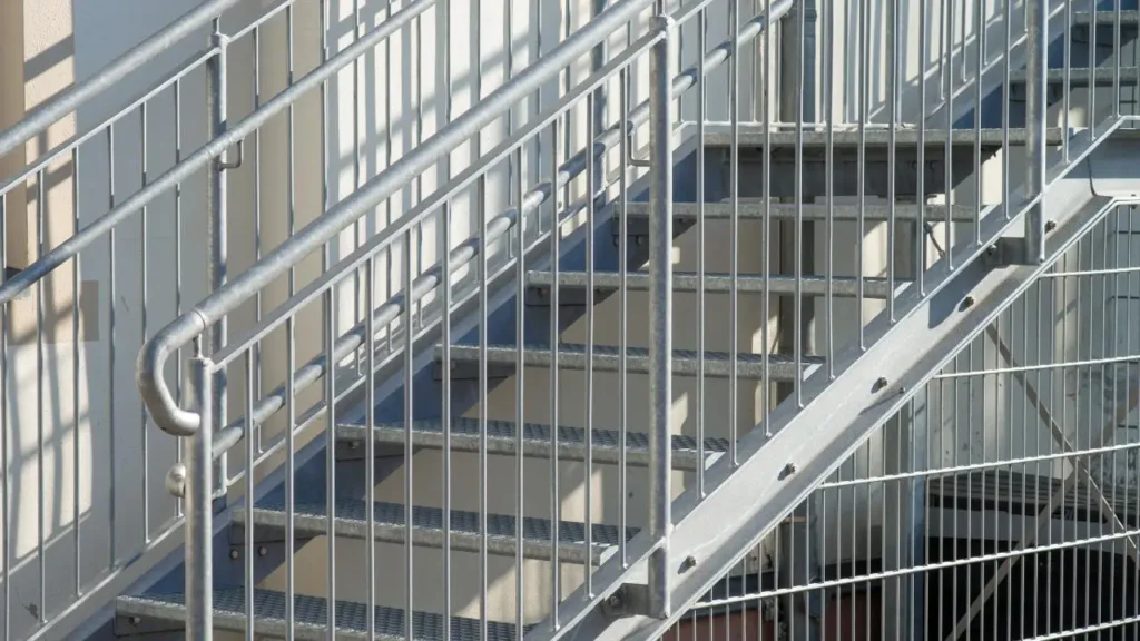 steel staircase